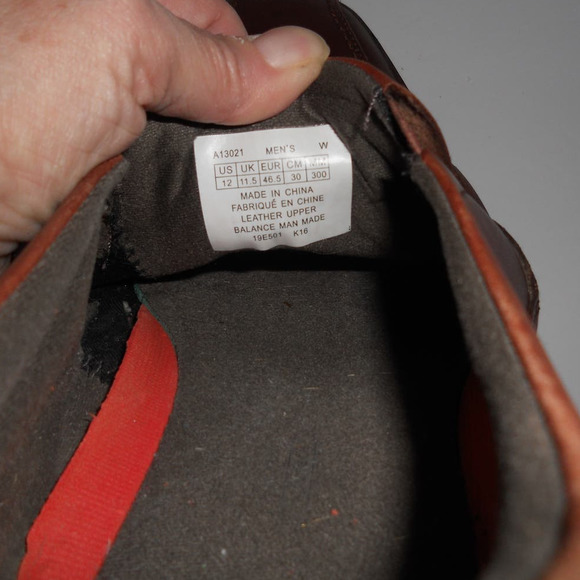 Men's Rockport Men's Brown Leather Slip On Loafers‎ / Dress Shoes Size 12W - Picture 6 of 6